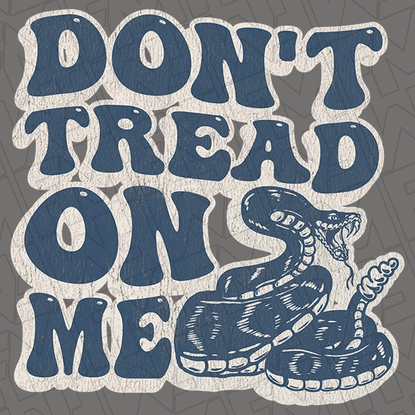Don\'t Tread on Me Patriotic DTF Transfer | Patriotic Direct-to-Film | 0264
