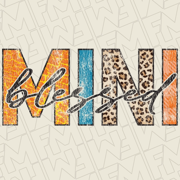 Blessed Mini Fall DTF Transfer | Fall Direct-to-Film | 0287