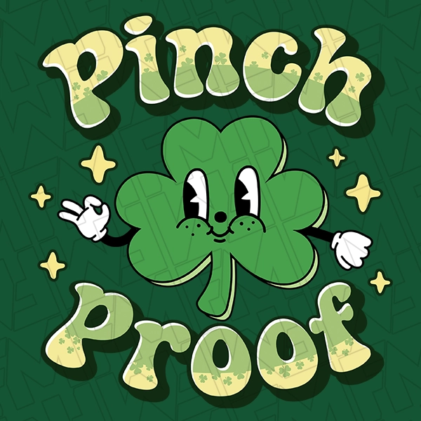 Pinch Proof Kids St Patricks Day DTF Transfer  St Patricks Day Directto-Film  0464