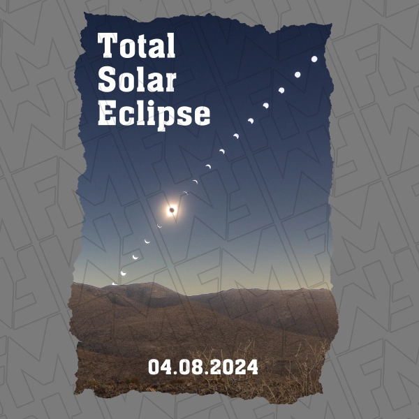 Total Solar Eclipse Desert Time Lapse Trendy DTF Transfer  Trendy Directto-film  0469