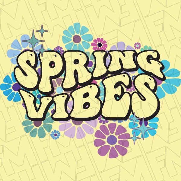 Daisey Spring Vibes Retro Spring DTF Transfer  Spring Directto-film  0475