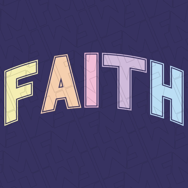 Faith Collegiate Arch Easter DTF Transfer 0488