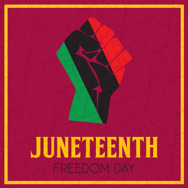 Juneteenth Freedom Day Fist DTF Transfer 0451