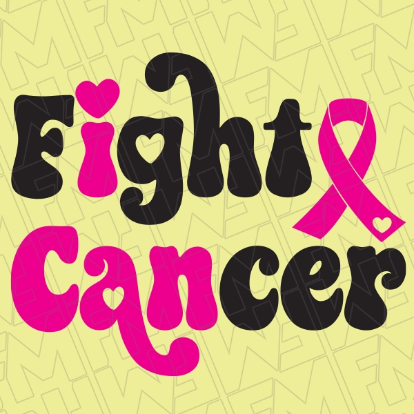 I Can Fight Cancer DTF Transfer   Breast Cancer Awareness Month Directto-Film  0557