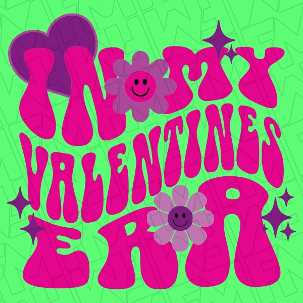 In My Valentines Era DTF Transfer Valentines Directto-Film  0581