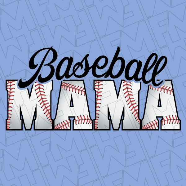 Baseball Mama DTF transfer Mothers Day Direct to Film  0610