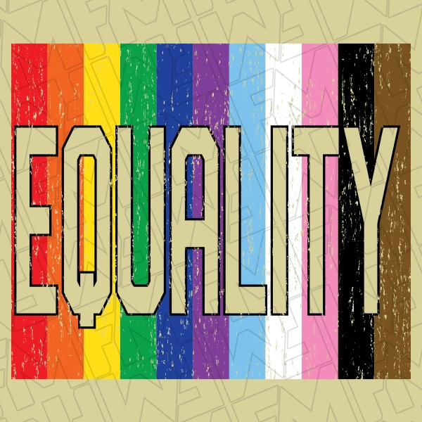 Equality Bars LGBTQ Pride DTF Transfer  Trendy Directto-Film  0634
