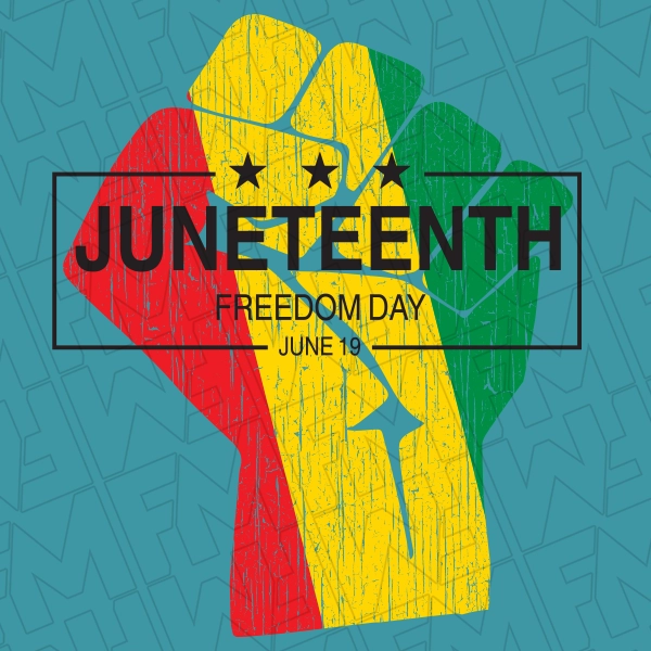 3 Stars Juneteenth Freedom Day Juneteenth Fist DTF Transfer  Juneteenth Direct to Film  0443