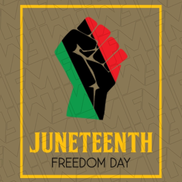 Juneteenth Freedom Day Fist DTF Transfer  Juneteenth Direct to Film  0451