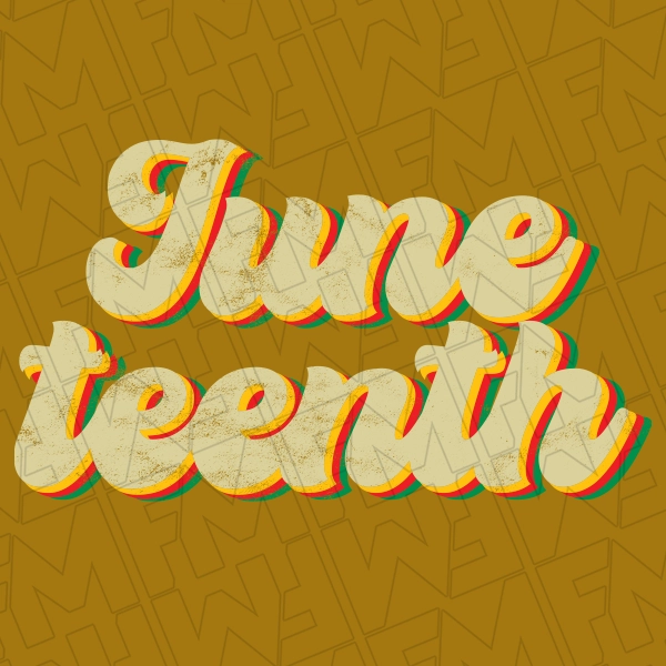 Juneteenth Retro DTF Transfer  Juneteenth Direct to Film  0452