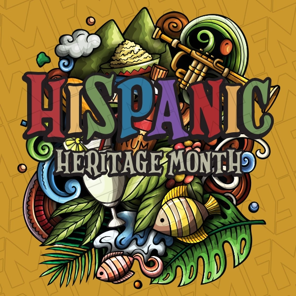 Hispanic Heritage Month Collage DTF Transfer   LatinHispanic Awareness Month Direct to Film  0563